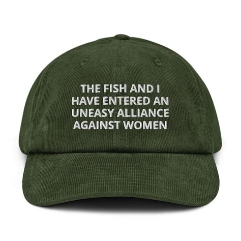 Funny Fishing Hat Etsy