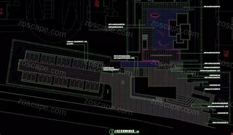 营造顶豪现代佳作金盘奖项目旭辉某顶级示范区景观园建 绿化施工图（项目资料为园建 绿化施工图） 施工图 Zoscape 建筑室内景观设计