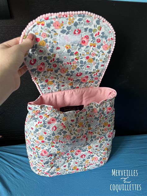 Sac à dos maternelle Fleuri Rose Merveilles et Coquillettes