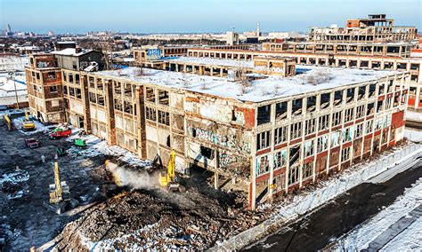 Detroit's Packard plant ruins getting smaller | Automotive News