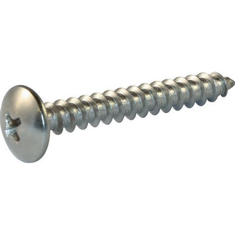 Self Tapping Screw 10g X 50mm Pan Head Square Drive T302 Stainless