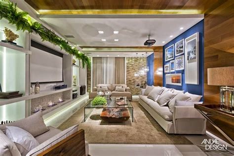 Decoração De Sala Com Lareira E Tv - 20 Salas de tv com lareira – tendência do momento! Veja modelos e dicas ...