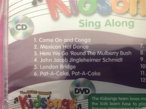 KIDSONGS SING ALONG Songs CD & DVD £8.48 - PicClick UK