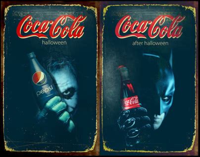 Halloween theme Coca Cola posters on Behance