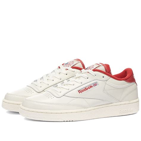 Reebok Club C 85 Chalk & Mars Red | END. (US)