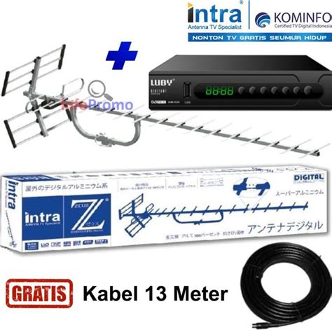 Jual Paket Stb Luby Digital Dvbt Full Hd Antena Tv Intra Zeus