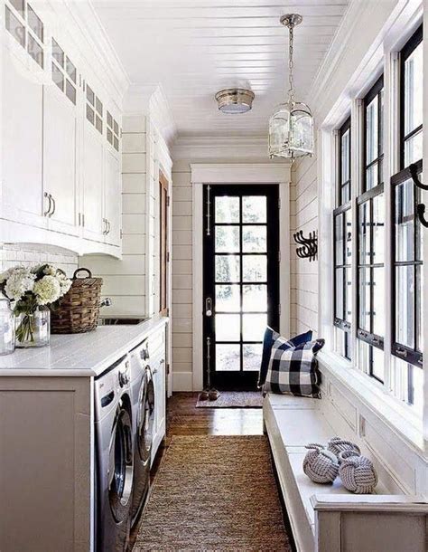 Farmhouse Laundry Mud Room Combo Nice Combo W Windows Access To