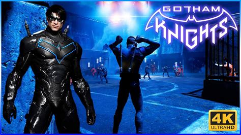 Gotham Knights Nightwing Free Roam Gameplay Early Access 4k Youtube