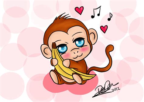 Free Cute Monkey Drawing, Download Free Cute Monkey Drawing png images ...