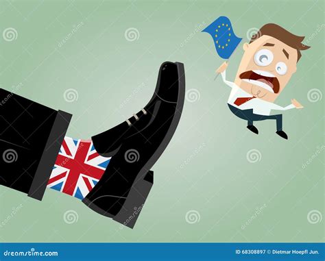 Brexit Great Britain EU Exit Stock Vector - Illustration of amusing ...