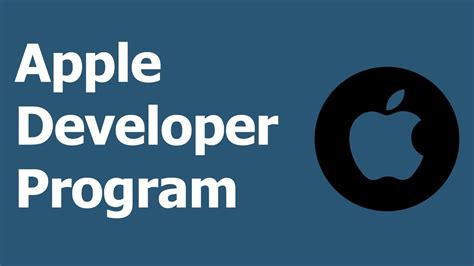 Getting Started Overview Of Apple Developer Program