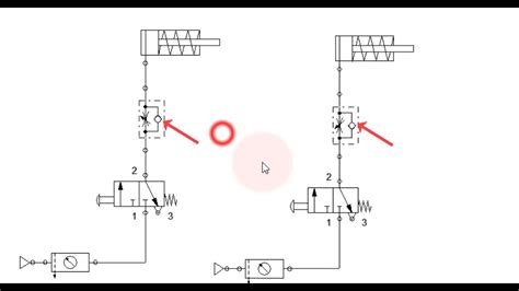 Pneumatic Circuit Diagram For Single Acting Cylinder