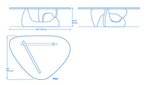 Noguchi Table Dimensions & Drawings | Dimensions.Guide