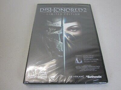 Dishonored Pc Game Limited Edition Brand New Sealed