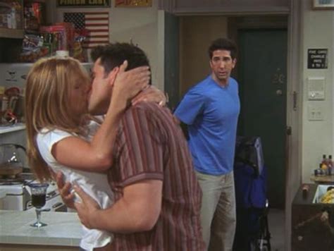 The One After Joey And Rachel Kiss Friends Moments Joey And Rachel