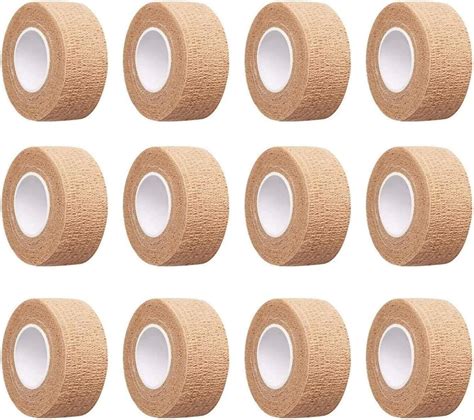 Skin Colour Inch Wide Elastic Self Adhesive Bandage Finger Tape