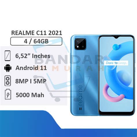 Realme C11 2021 4/64GB 5000mAh Massive Battery 6.5" Mini-drop ...