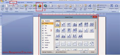 Cara Membuat Grafik Dengan Microsoft Word 2007 Bangsawan Tua