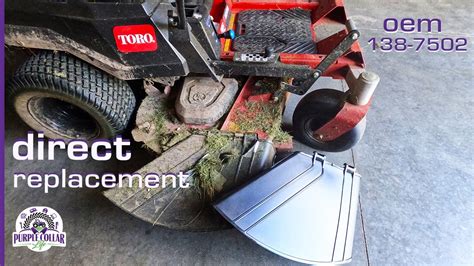 Discharge Chute Replacement On Toro TIMECUTTER YouTube