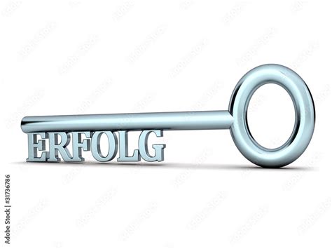 Schlüssel zum Erfolg 3D Stock Illustration Adobe Stock