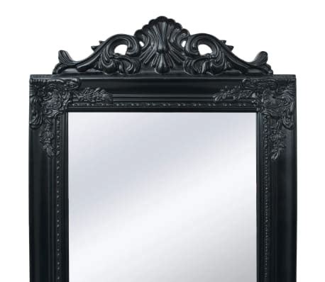 VidaXL Miroir Sur Pied Style Baroque 160x40 Cm Noir VidaXL Fr