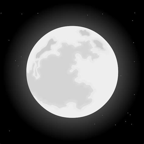 Premium Vector Moon Vector Illustration