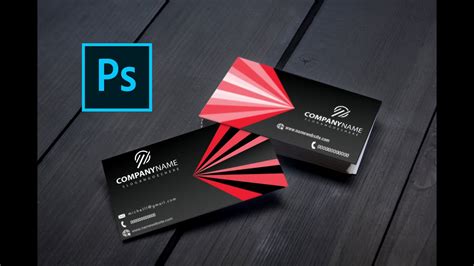 Photoshop Tutorial Business Card Design Youtube