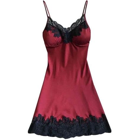 Nuisette de Femmes Sexy de ntelle Lingerie Robe Babydoll Robe rouge Rouge Cdiscount Prêt à Porter