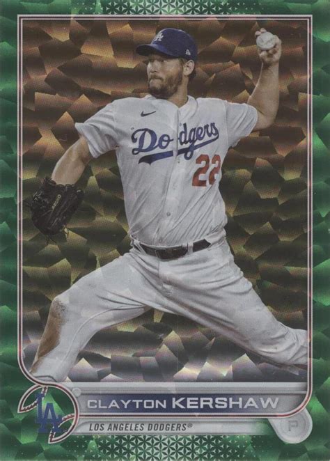 Topps Series Green Foil Clayton Kershaw For Sale