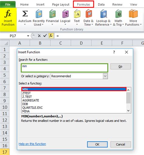 MIN In Excel Formula Examples How To Use MIN Function In Excel