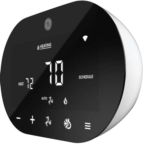 Ge Cync Smart Programmable Thermostat Black Black Best Buy