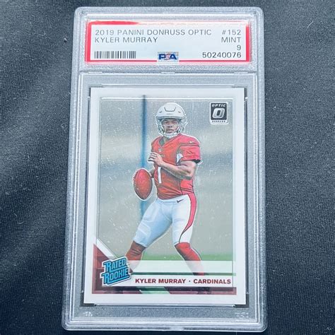 Kyler Murray 2019 Panini Donruss Optic 152 RC PSA 9 Rookie Card EBay