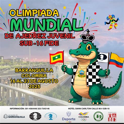 DEFINIDOS LOS HORARIOS DE LA OLIMPIADA MUNDIAL DE AJEDREZ JUVENIL SUB