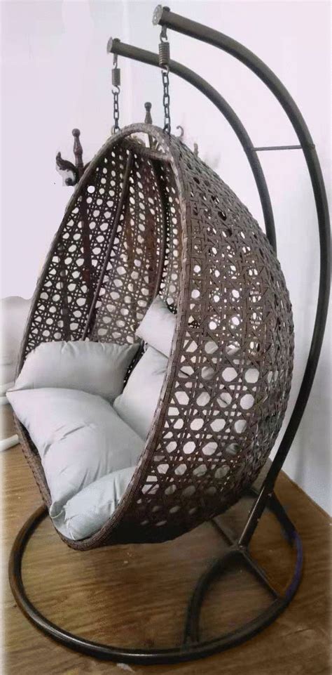 Egg Shell Swing Chair Zoe Hanging Rattan Hanging Swing Chair