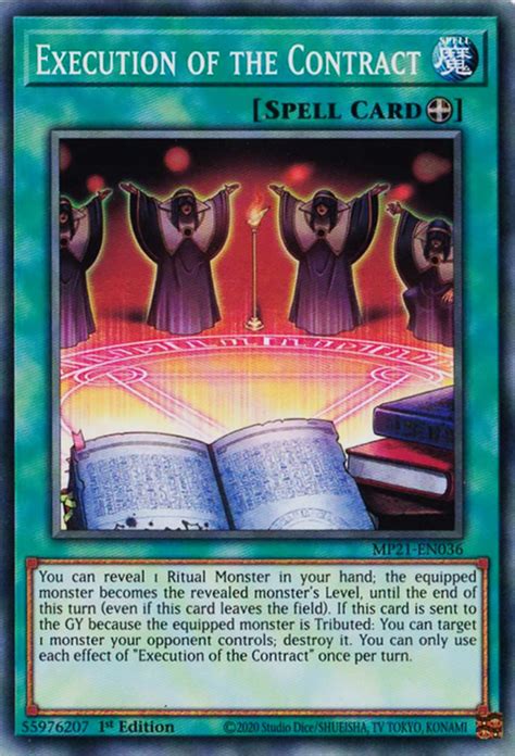 Execution Of The Contract 2021 Tin Of Ancient Battles Yu Gi Oh