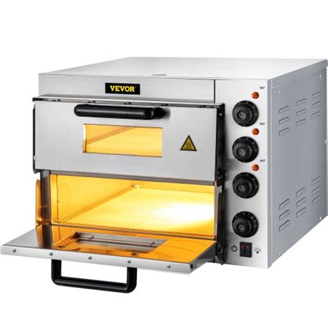 Vevor Commercial Countertop Pizza Oven Electric Pizza Oven For 14