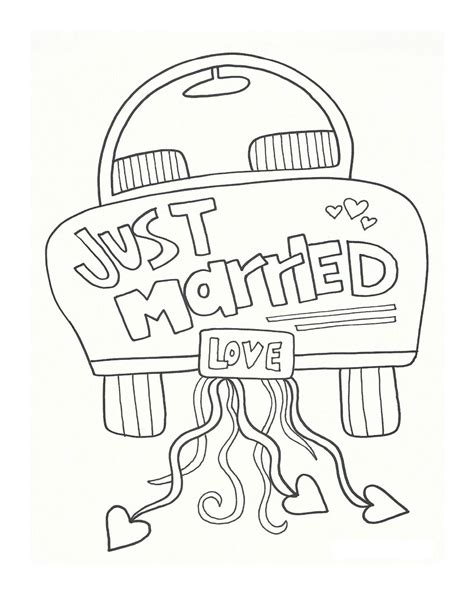 Wedding Coloring Pages For Kids Coloring Pages