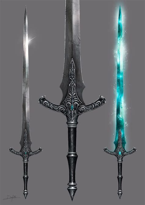 ArtStation Arcane Greatsword E L White Tipos De Espadas Espada