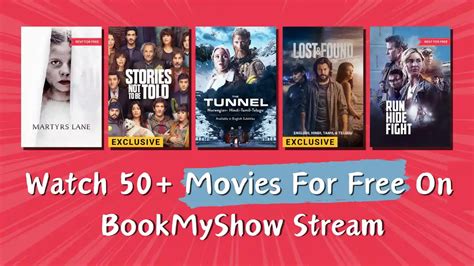 BookMyShow Stream Free 50+ Movies - Rent For ₹0