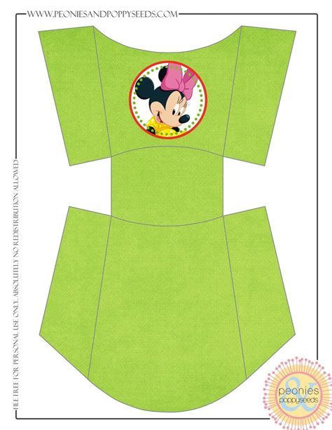 Minnie Mouse Box Template Hacer Cajas De Regalo Moldes