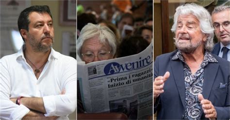 Botta E Risposta Salvini Avvenire Sul Credo Del Leghista E Grillo