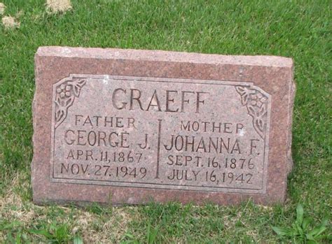 Johanna Frederica Hosfeld Graeff Homenaje De Find A Grave