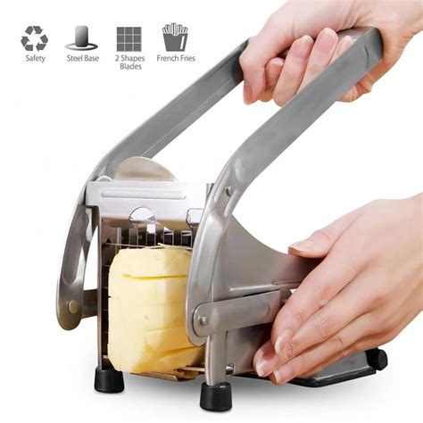 French Fries Potato Chips Cutter Machine Stainless Steel Cutting