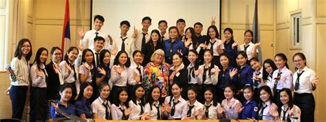 Certificate Handover Ceremony To Lao University Student Volunteers