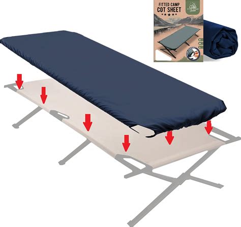 Fitted Camping Cot Sheet For Adult Sleeping Cots Camping Bedding That