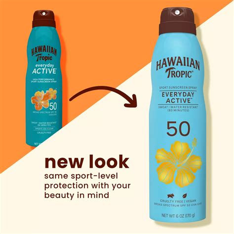 Hawaiian Tropic Everyday Active Sport Sunscreen Spf 50 Shop