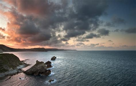 Sunrise Ocean Landscape Mupe Bay Stock Image Image Of Jurassic