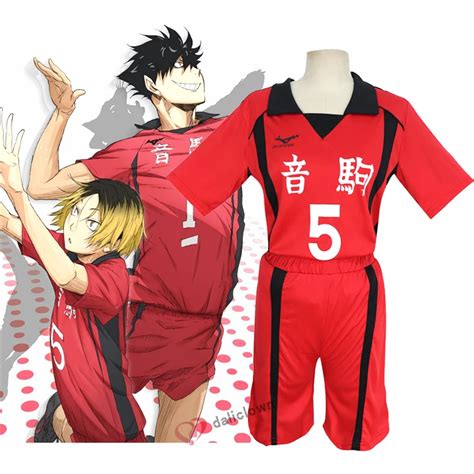 Anime Haikyuu Nekoma High School 5 Kenma Kozume Kuroo Tetsurou Cosplay