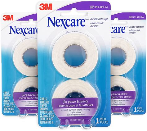 Nexcare Durapore Durable Cloth Tape Inch X Yards Pack Of