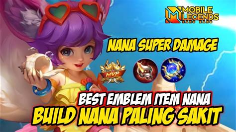 Emblem Build Nana Tersakit Build Nana Paling Sakit Mobile